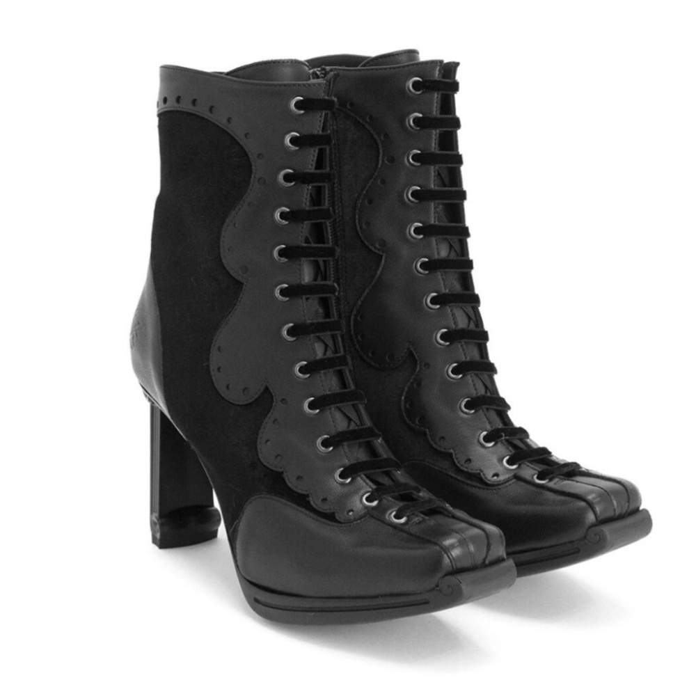 John FLUEVOG size 9, LACE UP boots Queen of Prussia - Picture 3 of 10